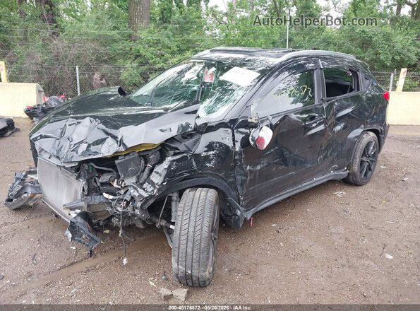 3CZRU6H7XJM722116 2018 HONDA HR-V Black Przód lewy