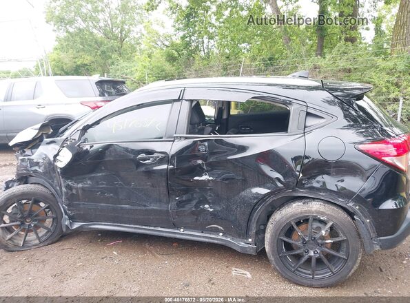3CZRU6H7XJM722116 2018 HONDA HR-V Black Widok wnętrza 360 stopni