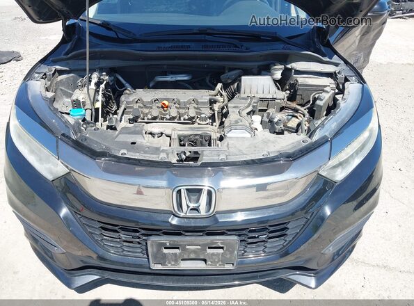 3CZRU6H97KM720293 2019 HONDA HR-V Black Widok z tyłu