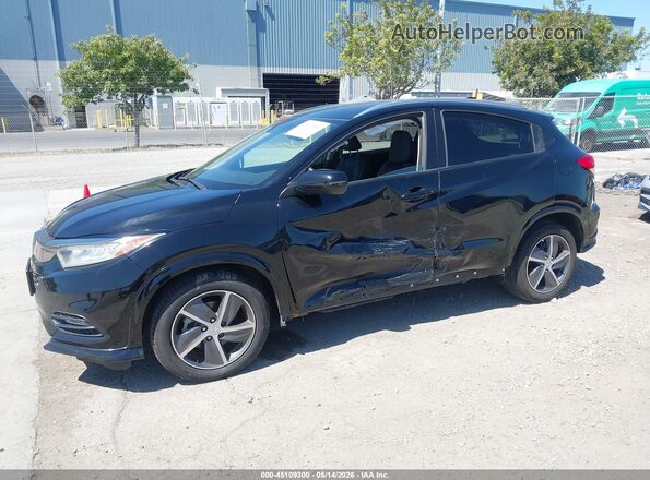 3CZRU6H97KM720293 2019 HONDA HR-V Black Widok z przodu