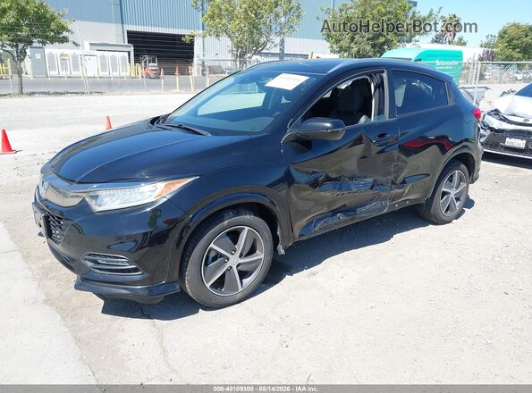3CZRU6H97KM720293 2019 HONDA HR-V Black Przód lewy