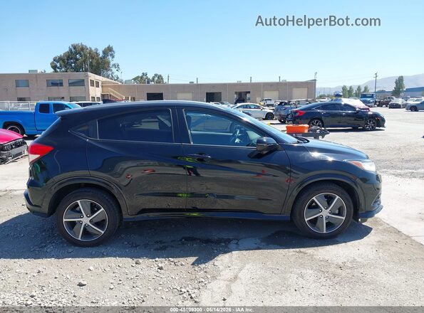 3CZRU6H97KM720293 2019 HONDA HR-V Black Widok wnętrza z tyłu