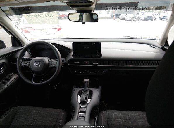 3CZRZ1H33PM708794 2023 HONDA HR-V Black Widok wnętrza z przodu