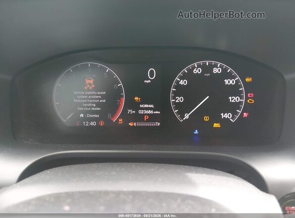 3CZRZ1H33PM708794 2023 HONDA HR-V Black Widok tylnych siedzeń