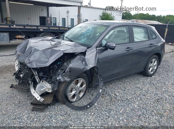 3CZRZ1H33SM742937 2025 HONDA HR-V Gray წინა მარცხენა ხედი სამი მეოთხედიდან