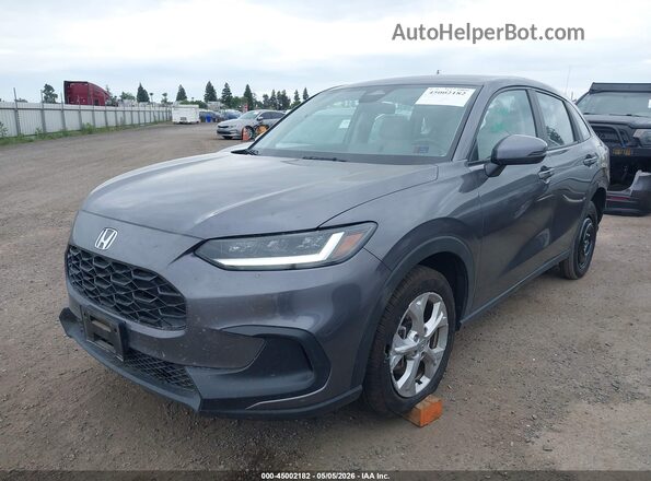 3CZRZ1H34RM744142 2024 HONDA HR-V Серый Передняя левая четверть