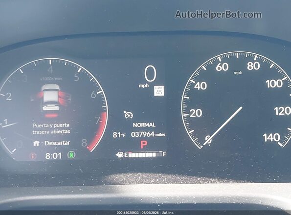 3CZRZ1H36PM719899 2023 HONDA HR-V Белый 