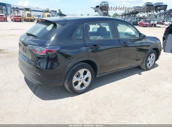 3CZRZ1H36RM750038 2024 HONDA HR-V Черный Задняя правая четверть