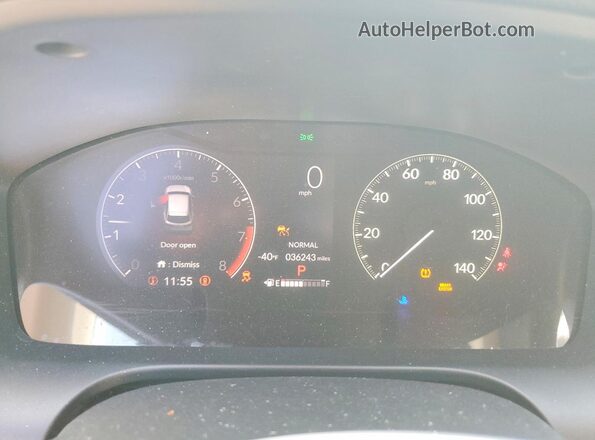 3CZRZ1H37RM702287 2024 HONDA HR-V White Вид щитка приладів