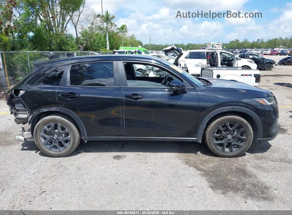 3CZRZ1H50SM720508 2025 HONDA HR-V Black სალონის 360-გრადუსიანი ხედი