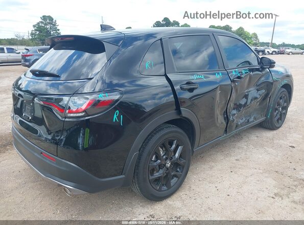 3CZRZ1H52RM761314 2024 HONDA HR-V Black Հետևի աջ