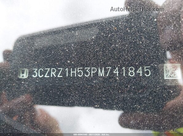 3CZRZ1H53PM741845 2023 HONDA HR-V Gray 