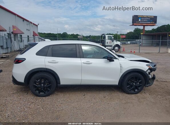 3CZRZ1H54PM744902 2023 HONDA HR-V White ხელსაწყოთა პანელის ხედი