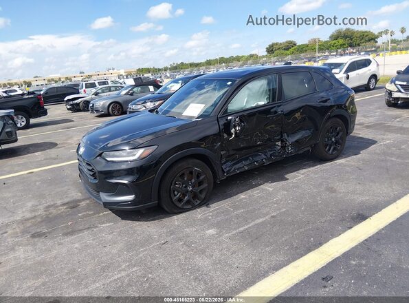 3CZRZ1H55SM711500 2025 HONDA HR-V Черный Передняя левая четверть