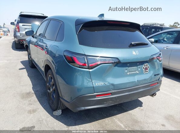 3CZRZ1H57RM703750 2024 HONDA HR-V Light Blue Rear left