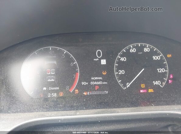 3CZRZ1H57RM739907 2024 HONDA HR-V White Vista de los asientos traseros