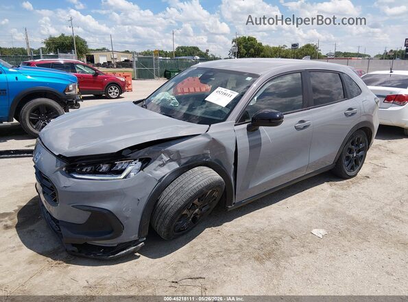 3CZRZ1H59RM752738 2024 HONDA HR-V Серый Передняя левая четверть