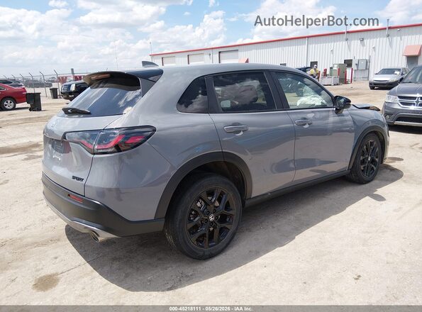 3CZRZ1H59RM752738 2024 HONDA HR-V Серый Задняя правая четверть