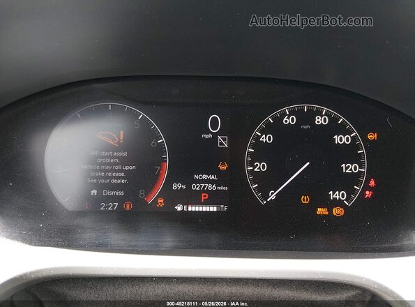 3CZRZ1H59RM752738 2024 HONDA HR-V Серый Вид задних сидений