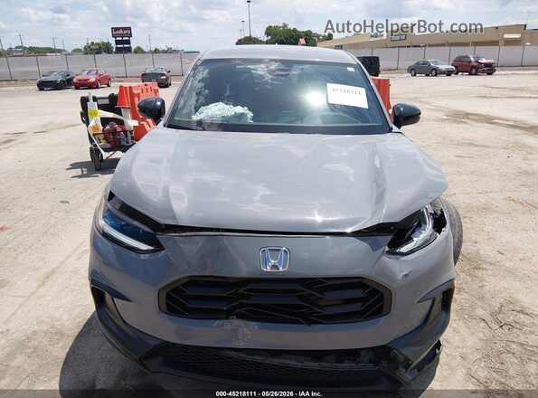 3CZRZ1H59RM752738 2024 HONDA HR-V Серый Вид задней части салона