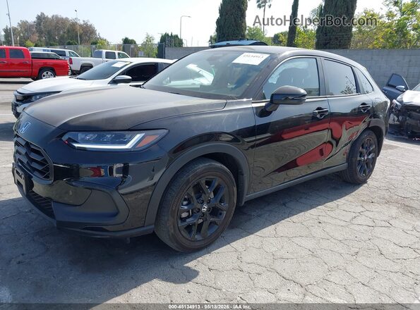 3CZRZ1H5XPM719194 2023 HONDA HR-V Black Передня ліва чверть