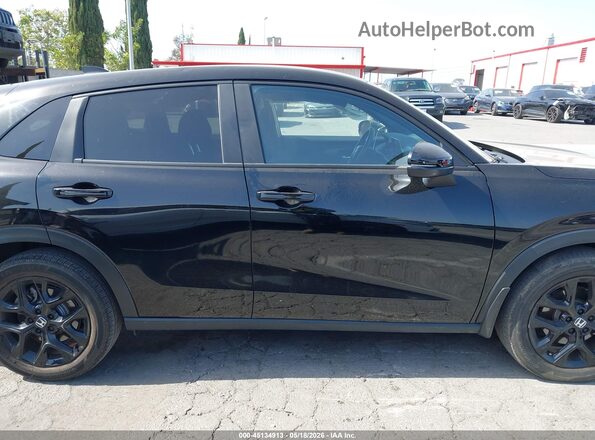 3CZRZ1H5XPM719194 2023 HONDA HR-V Black Вид задньої частини салону