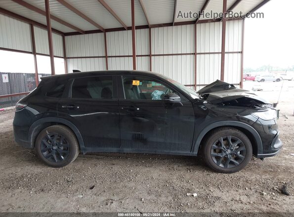 3CZRZ1H5XPM733757 2023 HONDA HR-V Black უკანა სალონის ხედი