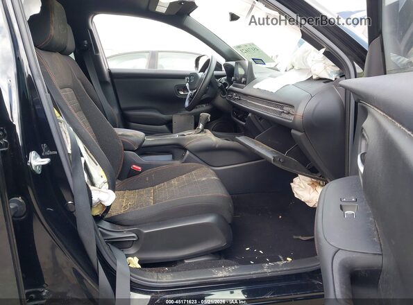 3CZRZ1H5XRM724401 2024 HONDA HR-V Black წინა სალონის ხედი