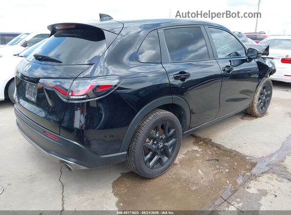 3CZRZ1H5XRM724401 2024 HONDA HR-V Black უკანა მარჯვენა