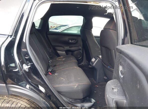 3CZRZ1H5XRM724401 2024 HONDA HR-V Black VIN კოდის სტიკერის ხედი