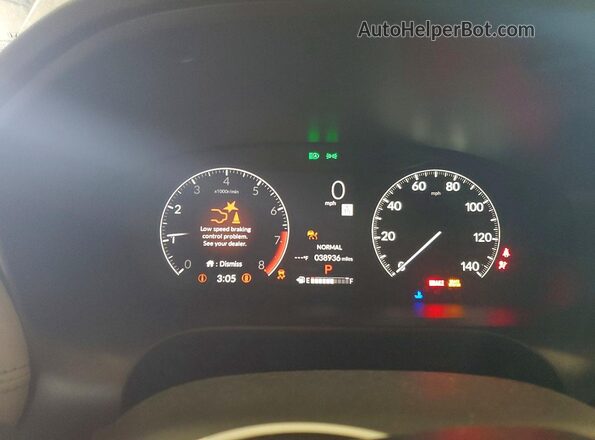 3CZRZ1H70PM702387 2023 HONDA HR-V Gray Vista del cuadro de instrumentos