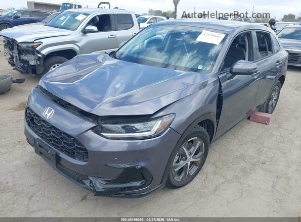 3CZRZ1H70PM746213 2023 HONDA HR-V Gray წინა მარცხენა ხედი სამი მეოთხედიდან