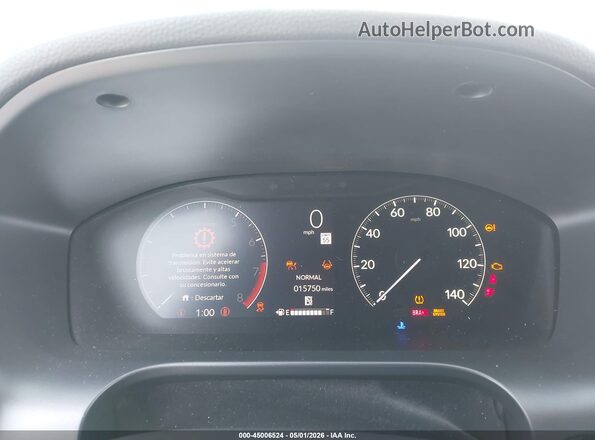 3CZRZ1H71RM700084 2024 HONDA HR-V White Vista de los asientos traseros
