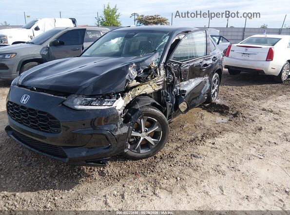 3CZRZ1H76RM755548 2024 HONDA HR-V Черный Передняя левая четверть
