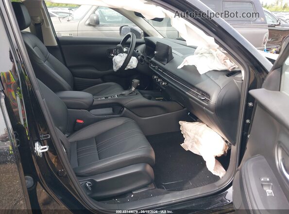 3CZRZ1H77SM759386 2025 HONDA HR-V Black წინა სალონის ხედი
