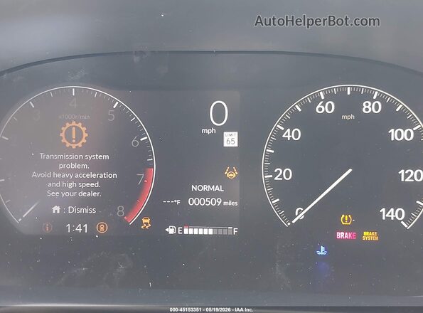 3CZRZ1H7XTM743247 2026 HONDA HR-V Black Вид задніх сидінь