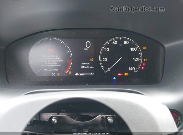 3CZRZ2H36TM742678 2026 HONDA HR-V White Вид задніх сидінь