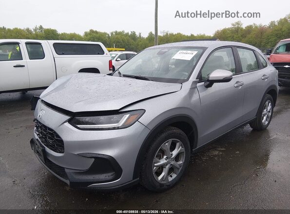 3CZRZ2H38PM739495 2023 HONDA HR-V Gray წინა მარცხენა ხედი სამი მეოთხედიდან