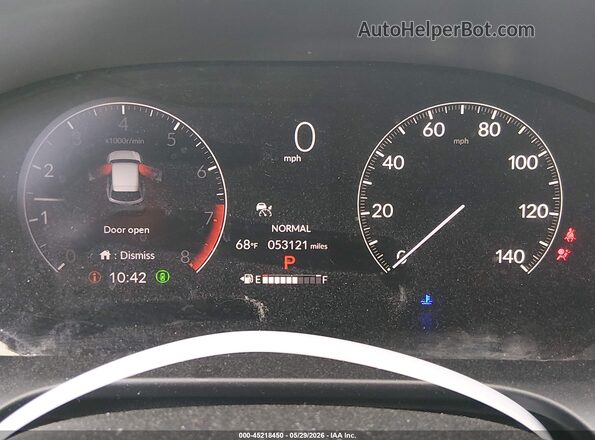 3CZRZ2H38RM701719 2024 HONDA HR-V Gray Vista de los asientos traseros