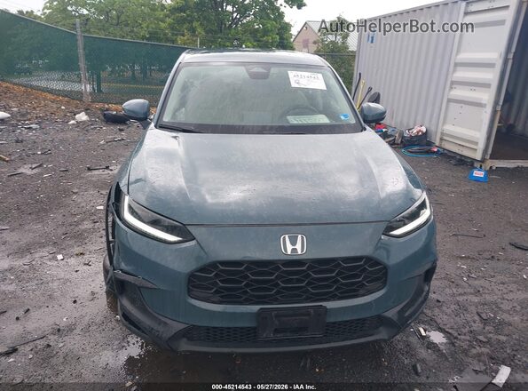 3CZRZ2H38RM736129 2024 HONDA HR-V Teal ხელსაწყოთა პანელის ხედი