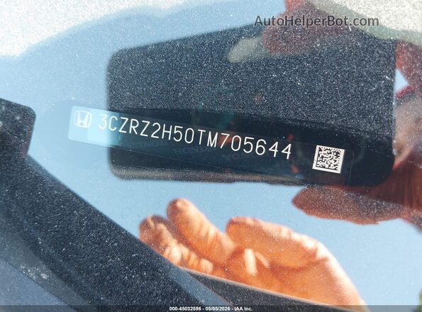3CZRZ2H50TM705644 2026 HONDA HR-V White Вид підкапотного простору