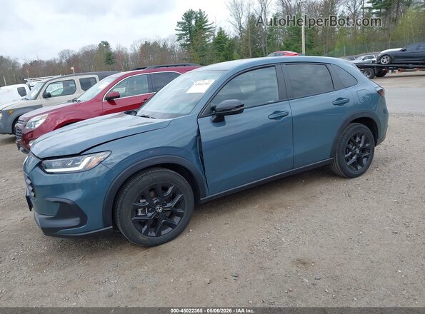 3CZRZ2H51RM729430 2024 HONDA HR-V Gray Առջևի ձախ երեք քառորդ տեսարան