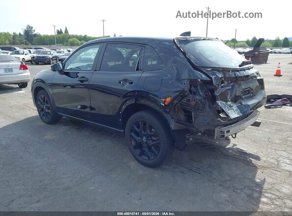 3CZRZ2H52PM703805 2023 HONDA HR-V Черный Задняя левая четверть