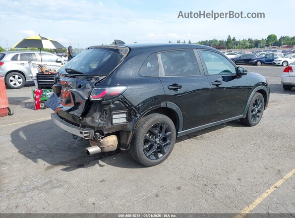 3CZRZ2H52PM703805 2023 HONDA HR-V Черный Задняя правая четверть