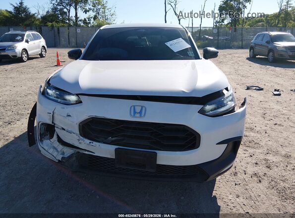 3CZRZ2H52PM735752 2023 HONDA HR-V White Widok zestawu wskaźników
