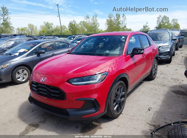 3CZRZ2H52RM770178 2024 HONDA HR-V Red Przód lewy