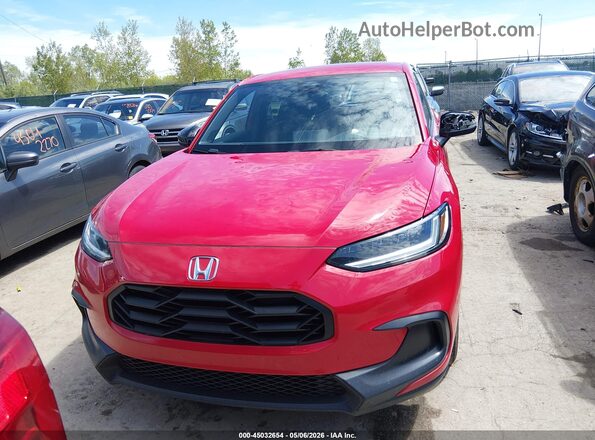 3CZRZ2H52RM770178 2024 HONDA HR-V Red Widok zestawu wskaźników