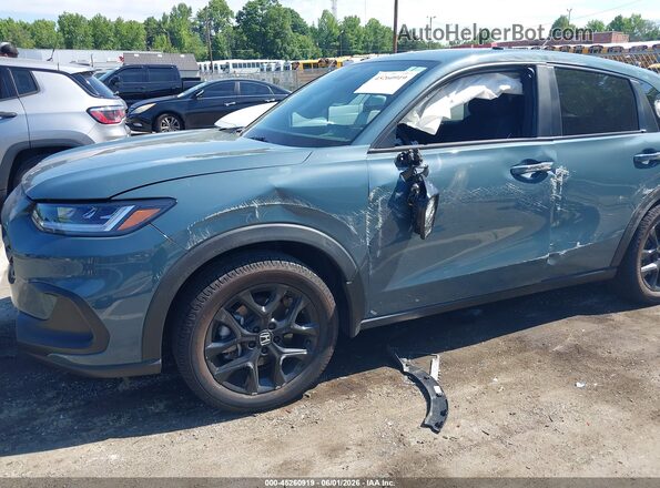 3CZRZ2H53RM734662 2024 HONDA HR-V Light Blue Front view