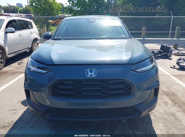 3CZRZ2H53RM734662 2024 HONDA HR-V Light Blue Instrument cluster view
