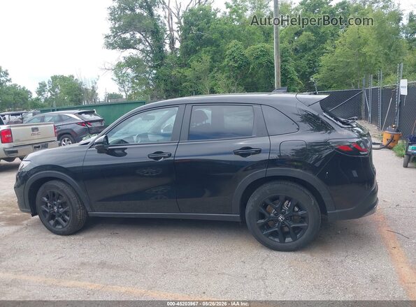 3CZRZ2H53SM723554 2025 HONDA HR-V Black Սալոնի 360 աստիճան տեսք